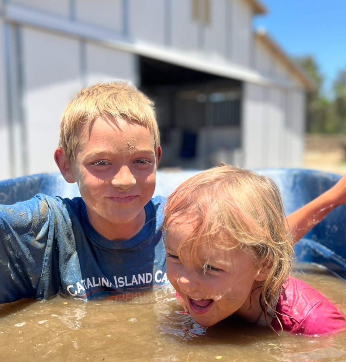 Kids playing at Hegewisch Stables during Summer Camp